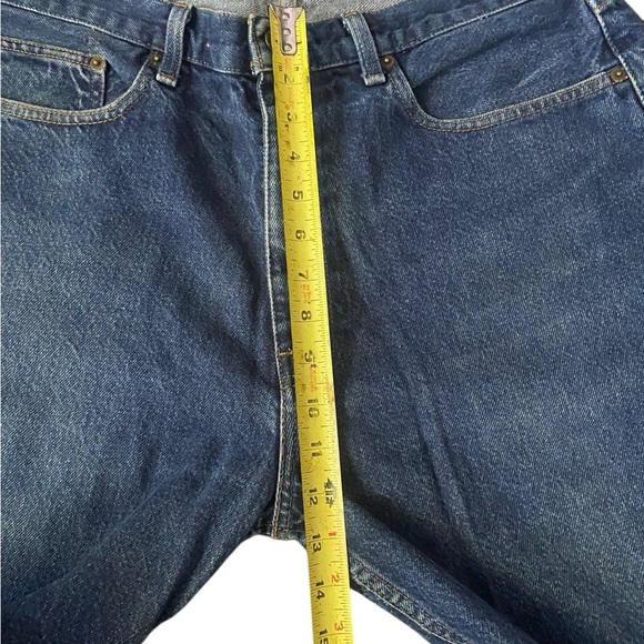 RL Easy Fit Jeans Hemmed Capri Size 35x25 - Picture 4 of 8